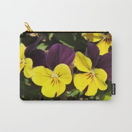 The Pansies at the Corner Carry-All Pouch