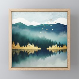 Mist Reflection Framed Mini Art Print