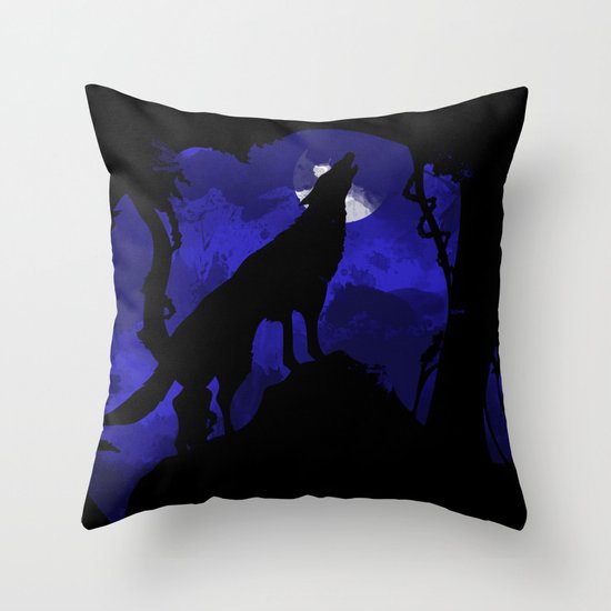 Wolf Throw Pillow