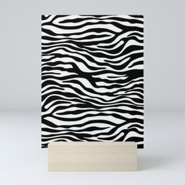 Zebra Stripes Pattern Fashion Style Mini Art Print