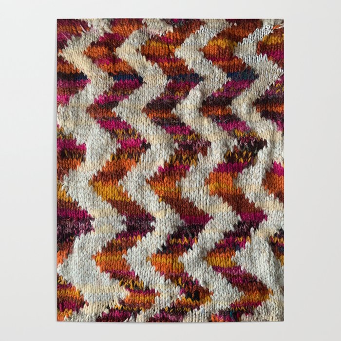 Zigzag Knit Poster