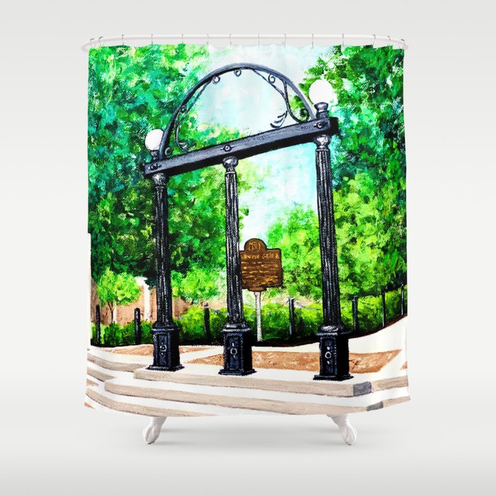 The Arch at UGA Shower Curtain
