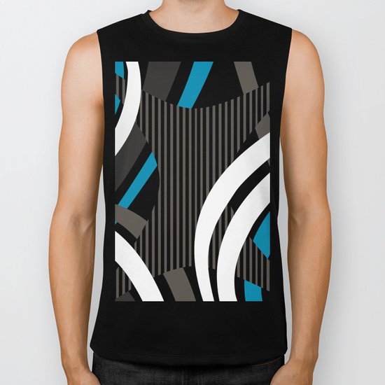 Wired Blue Biker Tank