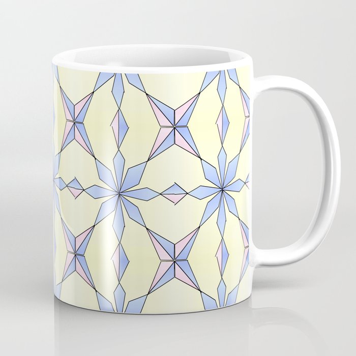 symetric patterns 19 -mandala,geometric,rosace,harmony,star,symmetry Coffee Mug