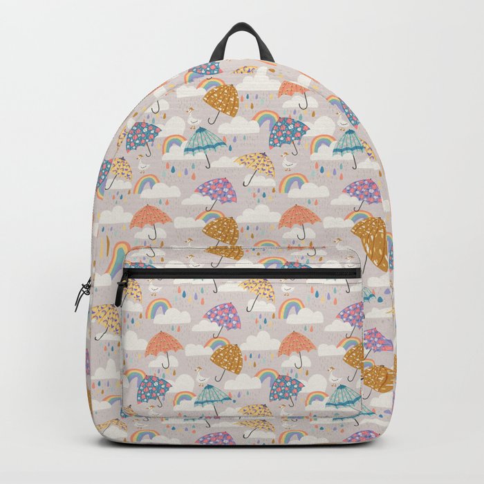 Rainbow Spring Showers Backpack