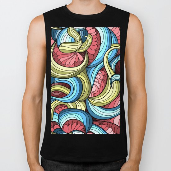 Waves Biker Tank