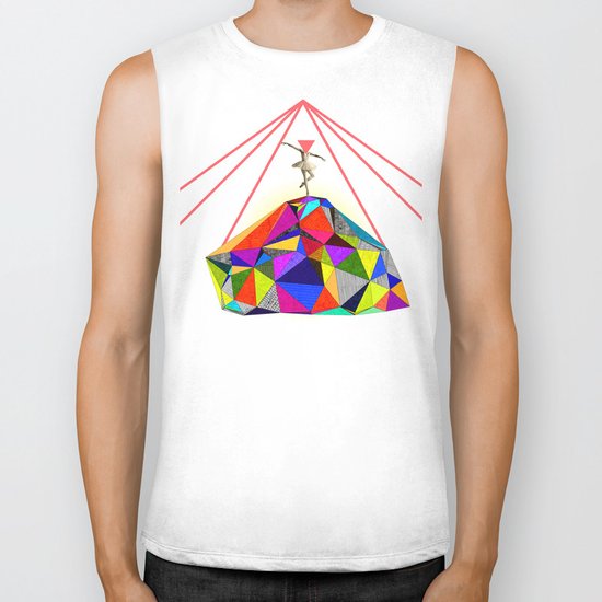 the dancer who could bring colors to the whitest iceberg Biker Tank