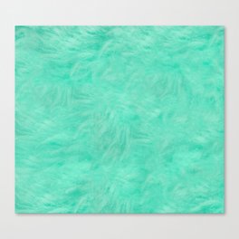 beautiful modern abstract texture mint green or light turquoise color Canvas Print