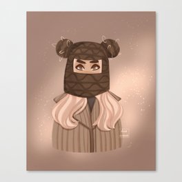 Ninja girl Canvas Print
