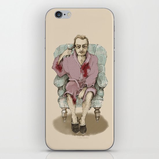 In bathrobe iPhone Skin