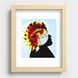 Walking With The Sun Recessed Framed Print