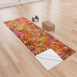 Butterfly City Yoga Towel