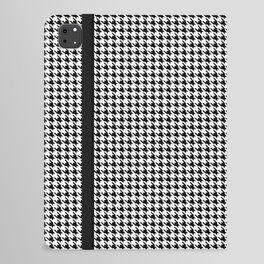 Black and white Houndstooth pattern iPad Folio Case