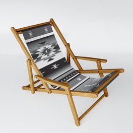 Black & White Western Pattern Sling Chair