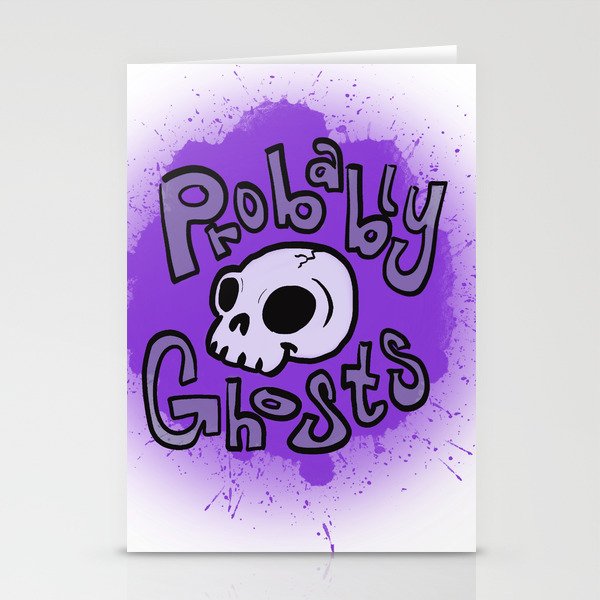 Probably Ghosts Stationery Cards