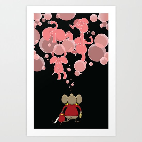 Not Again! Art Print