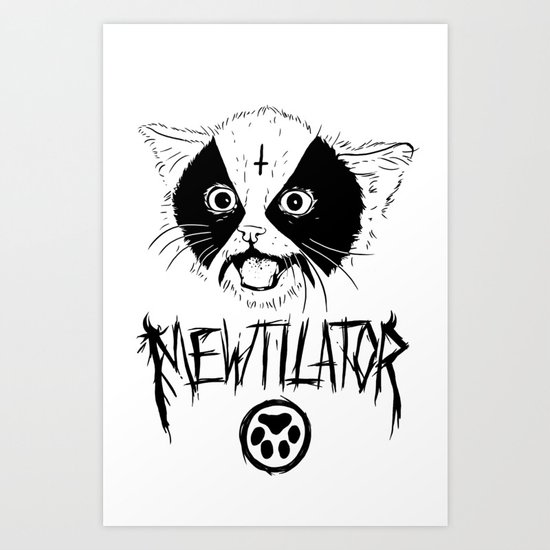 Mewtilator Art Print