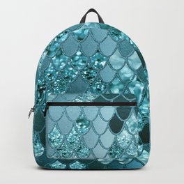Mermaid Glitter Scales #4 #shiny #decor #art #society6 Backpack