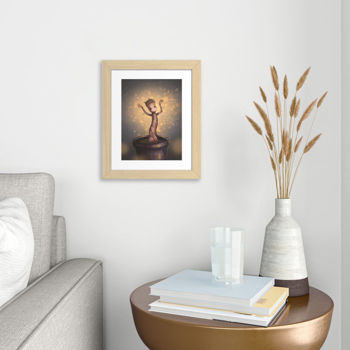 Baby Groot Art Print by bookotter
