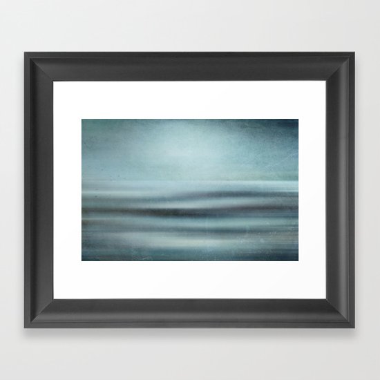 abstract sea Framed Art Print