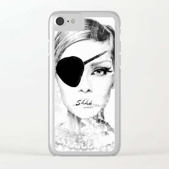 shhh... Clear iPhone Case