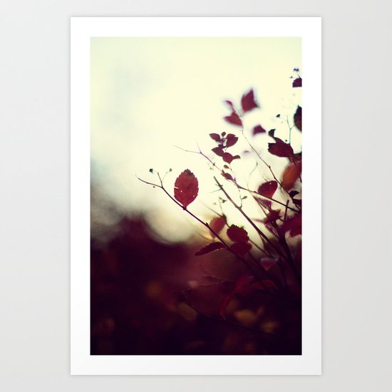 red Art Print