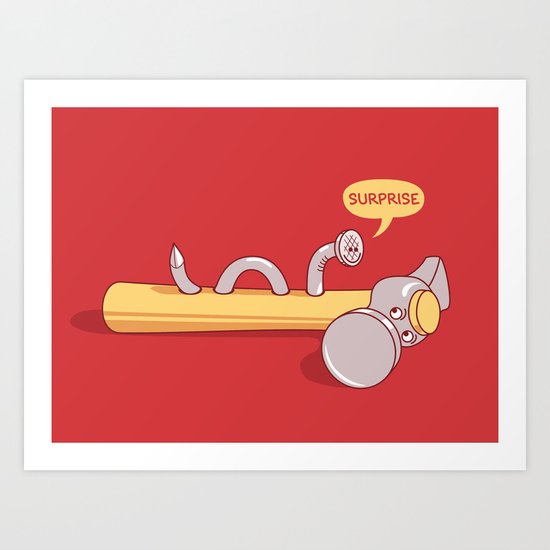 surprise Art Print
