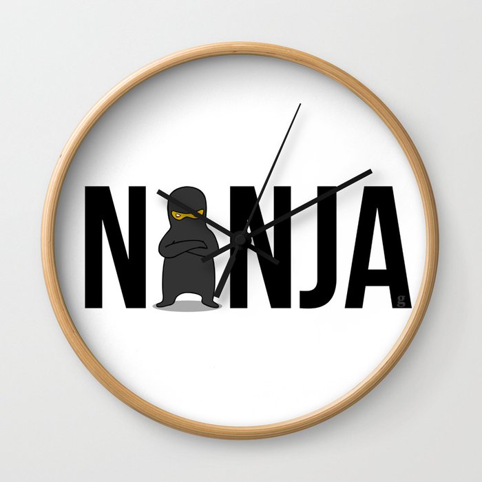 Ninja Boss Wall Clock