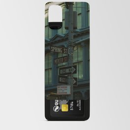 New York City Street Corner Android Card Case