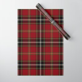 Classic Christmas Red Tartan Plaid Wrapping Paper