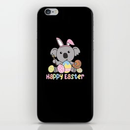 Happy Easter Cute Koala At Easter With Easter Eggs iPhone Skin