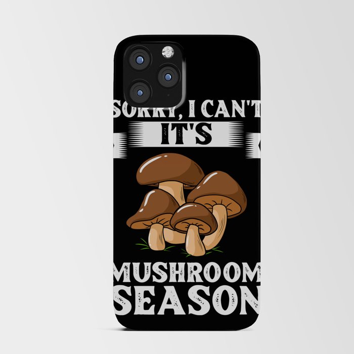 Fungi Mushroom Season Hunting Mycologist iPhone Card Case