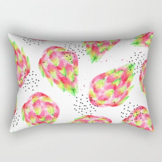 Dragon Fruit #society6 #decor #pattern Rectangular Pillow