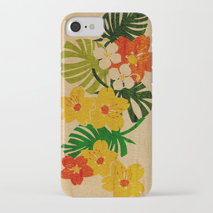 Limahuli Garden Hawaiian Floral Design iPhone Case