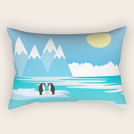 Penguins Rectangular Pillow