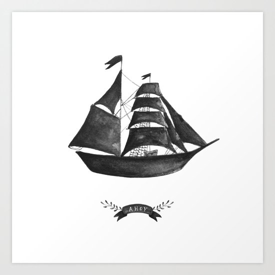 AHOY Art Print