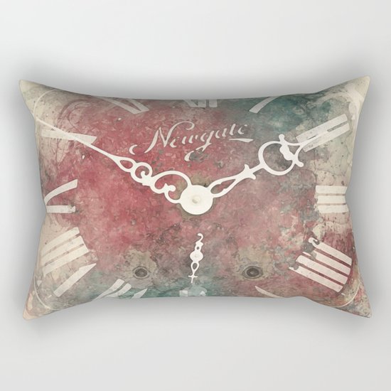 Old Clock Rectangular Pillow