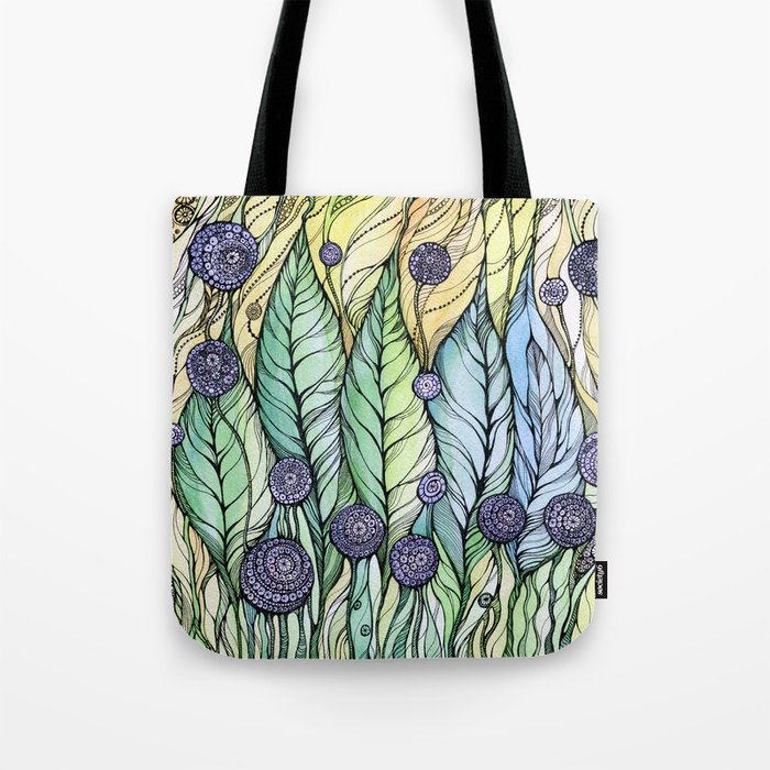 Watercolor Wildflowers | Tote Bag