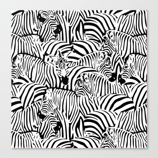 Zebras Canvas Print