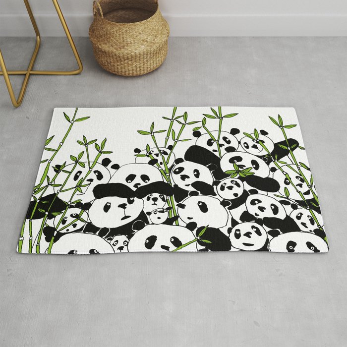 A Pandemonium of Pandas  Rug