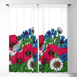 Spring meadow Blackout Curtain
