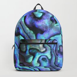 Deep Purple Abalone Shell Backpack