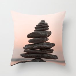 Balanced Rocks Throw Pillow