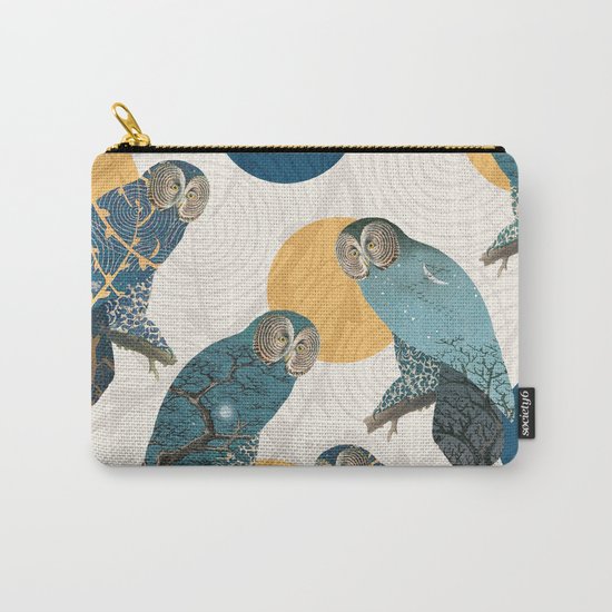 Night Owl Polka Carry-All Pouch