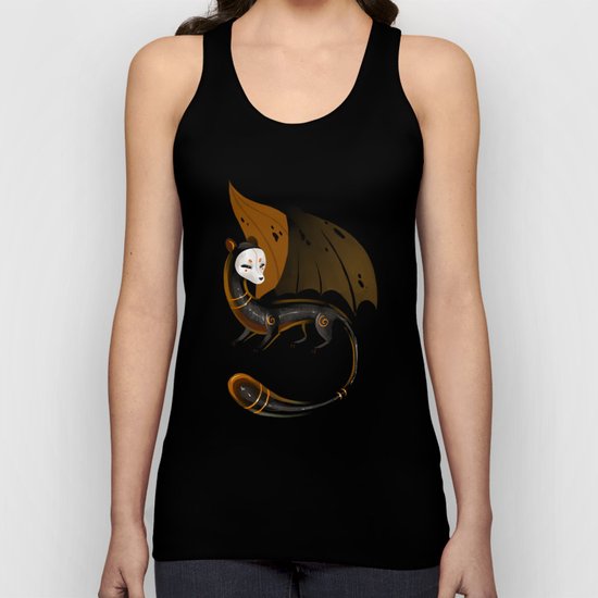 Black Stoat Unisex Tank Top