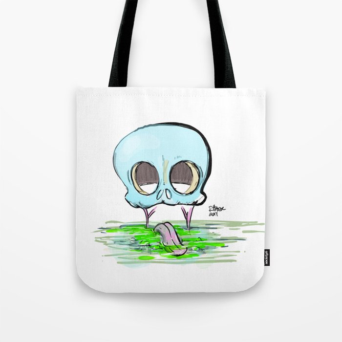 Skull Goop Tote Bag