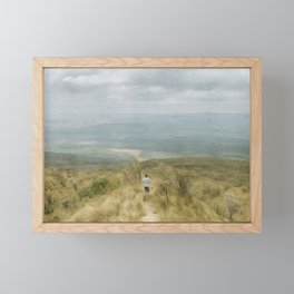 Walking in the Great Rift Valley Framed Mini Art Print