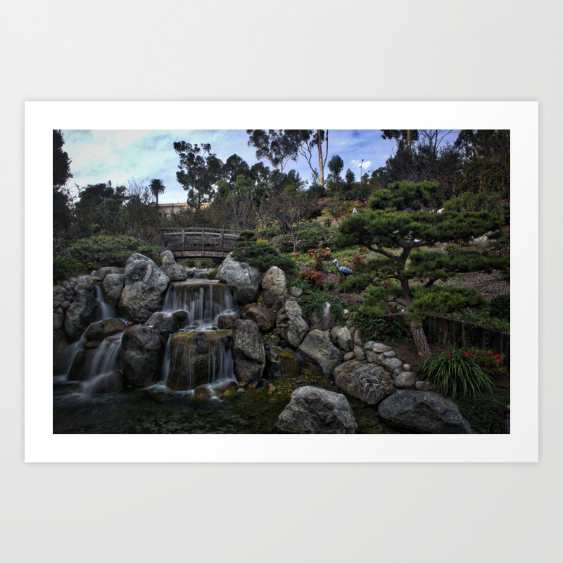 Japanese Friendship Gardens Balboa Park San Diego Art Print By