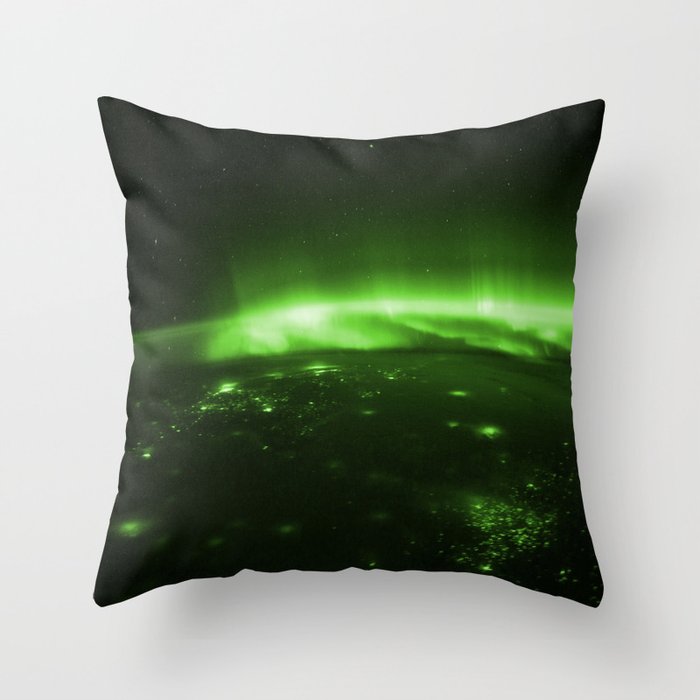 Aurora Borealis Throw Pillow