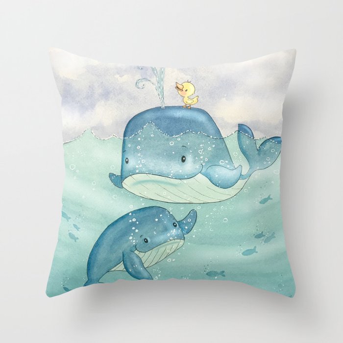 Whaley Happy Throw Pillow
